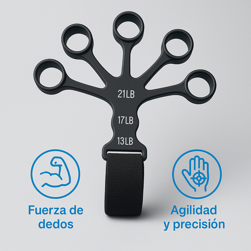 FisioGrip Pro – Ejercitador Terapéutico de Dedos